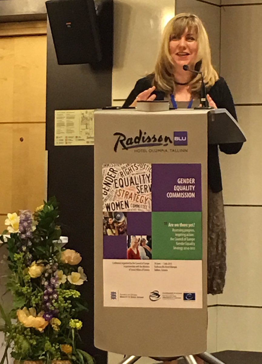 LiriKopaci's tweet photo. .@coe DG Democracy S.Markovic #GETallinn2016 conference has energized us to continue work on #genderequality https://t.co/dChuzypIha