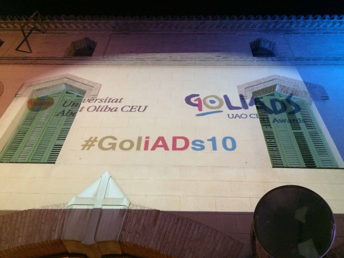 ideatik's tweet photo. Nuestro primer #FF es para @UAOCEU por la celebración de los #Goliads10 todo un homenaje a los ADvids @Goliads10 https://t.co/TNBKTk4gQn