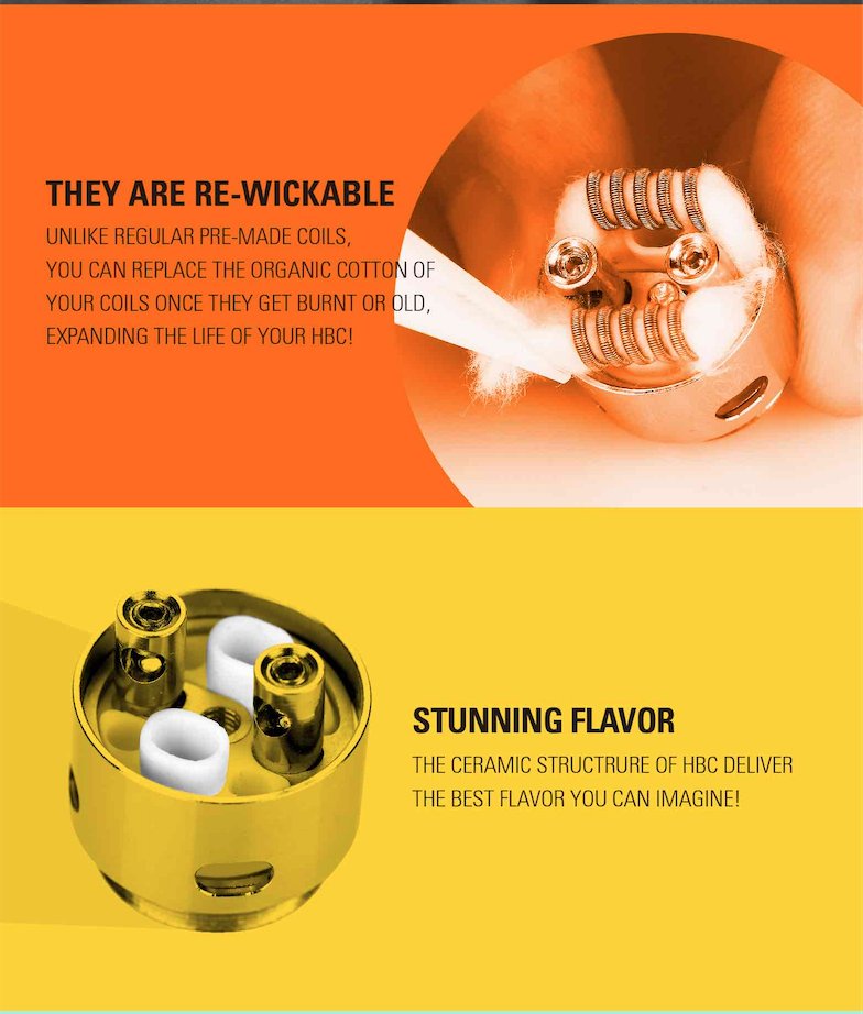 HeavenGiftsCom's tweet photo. 6 reasons why handbuilt coils (HBC) rock! @GeekvapeTech #Subohm #vape #EagleTank #HBCcoils #vapeculture https://t.co/zeWNwiTYee