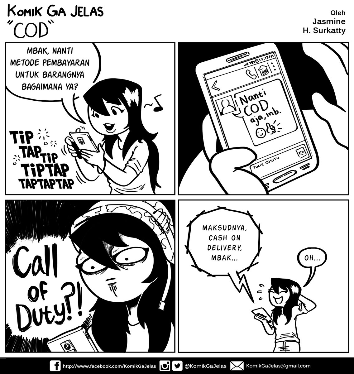 KomikGaJelas On Twitter Komik Ga Jelas Episode 76 Judul COD Ya KomikGaJelas On Twitter Komik Ga Jelas Episode 76 Judul COD Ya