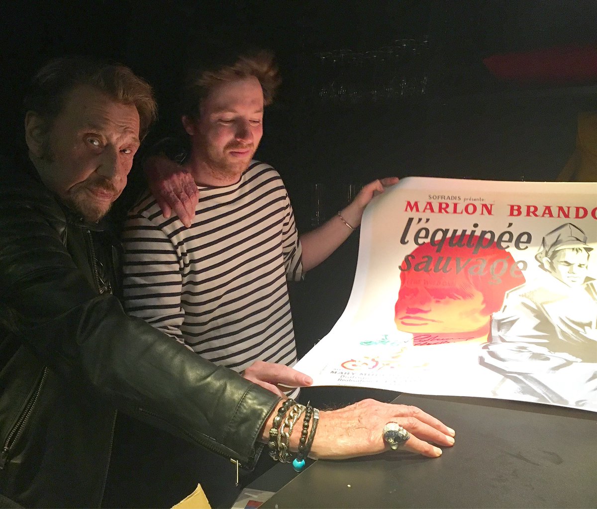 jeanimbert's tweet photo. Quel plaisir d'avoir l'immense @JohnnySjh pour la dernière du ciné hier soir. ❤️ https://t.co/pW7Ta6HyH4