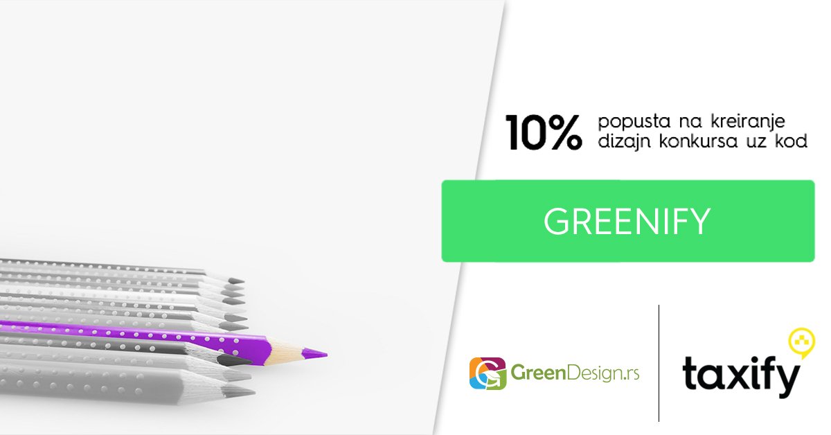 taxify_rs's tweet photo. U toku je #GREENIFY akcija!Pogledajte šta smo sa drugarima iz @GreenDesignrs spremili za vas https://t.co/q2b6S10c72 https://t.co/L4lsLPStd4