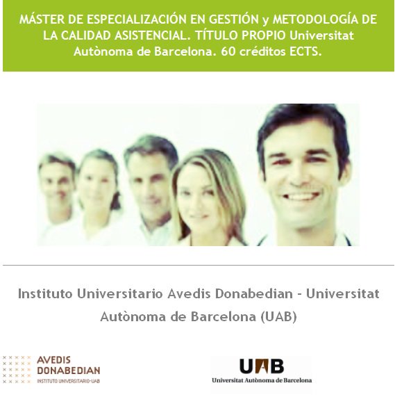Inst_Donabedian's tweet photo. Inscripciones abiertas al #MasterFAD Gestión y metodología de la #CalidadAsistencial https://t.co/mjDFsKvj8G https://t.co/vQX7b18Gpz
