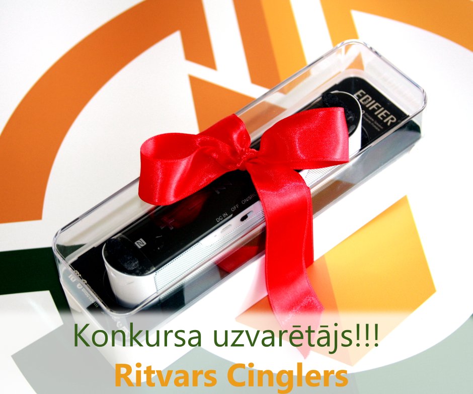 Priek_Tehnikums's tweet photo. Konkursa rezultāti - izlozē laimējis Ritvars Cinglers. Apsveicam! Aicinam arī turmāk piedalīties mūsu konkursos! https://t.co/FgXZwOTry7