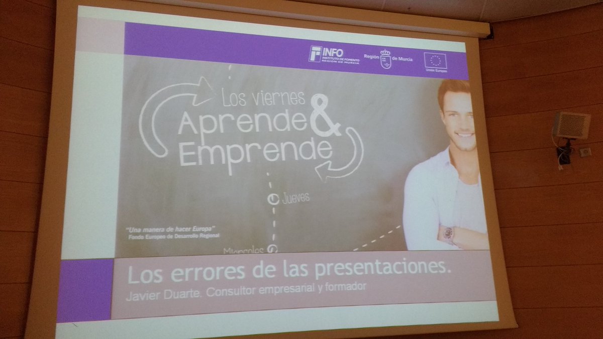 ArmadaAlvaro's tweet photo. Aprendiendo los errores más comunes en las presentaciones con @Jduartemedina  en #aprendeyemprende @rsinfo_INFO https://t.co/cf384whwih