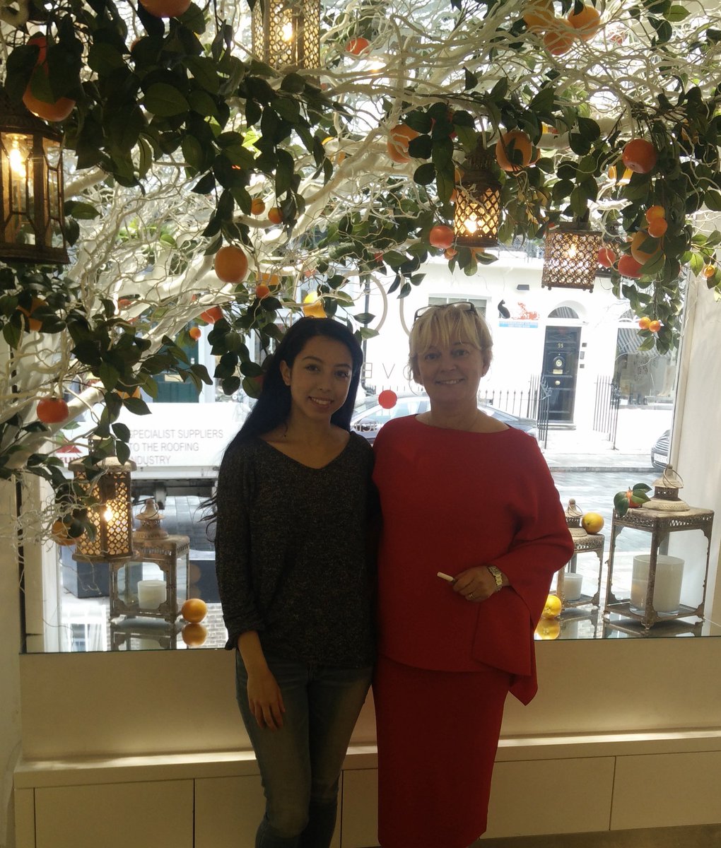 Our founder, Jam, has been jamming with @JoMaloneMBE this morning 💞