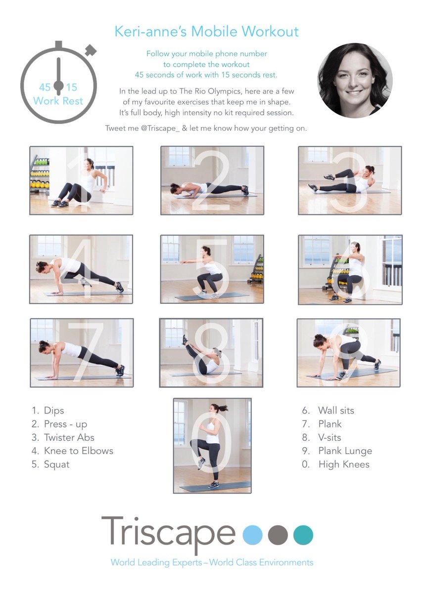 triscape_'s tweet photo. It's the 1st of July & time to put all of our #core exercises together for @keriannepayne 's #MobileWorkout https://t.co/YlKmak1p3k