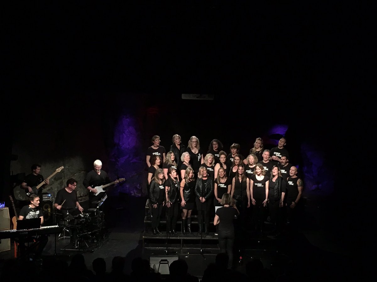 postst_social's tweet photo. Kick start @festofvoices with Group Noise @peacocktheatre - toe-tapping! #discovertasmania #festivalofvoices https://t.co/gq9m1GyJ72