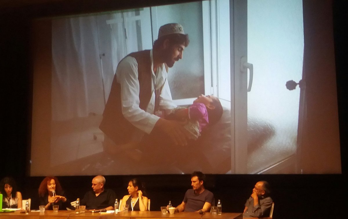 NiWalch's tweet photo. How to cover a conflict? Should we leave empathy behind? What is an innocent civilian? Round table at #warmfest2016 https://t.co/gHqS6xv36H