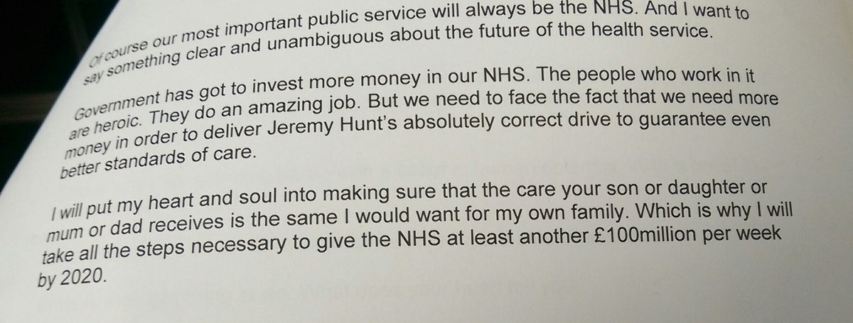 Gove confirms he WON'T keep that pledge to spend EU '£350m a week on the NHS'. Will ppl be happy with £100m instead?