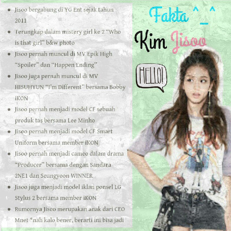 LINYIEZ's tweet photo. ~Kim Jisoo Profile~
      Be My Friend ^_^
♥Welcome to my life♥ https://t.co/LZs9HHZp7T