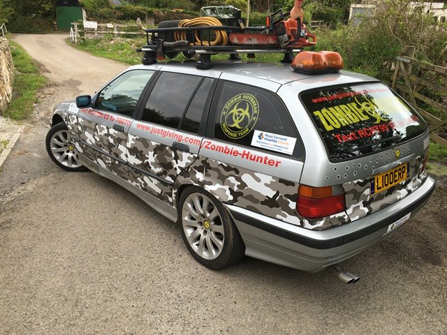 RCHTCharity's tweet photo. Zombie Hunting countdown...  Help beat bowel Cancer   https://t.co/LvWcpnXww2 @piratefm #zombies @CollieColleen https://t.co/MQ7Wct0mYE