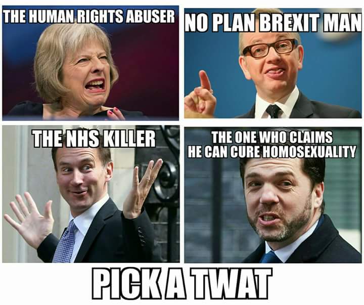 laineylep's tweet photo. Like having to choose between the lonely coffee cream or turkish delight left in the box#ToryLeadership #notmuchinit https://t.co/hWqbokzYqi