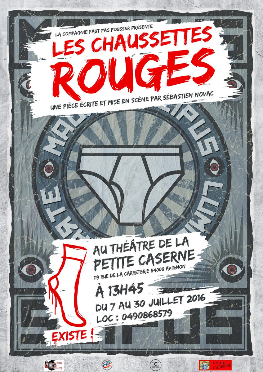 fppcie's tweet photo. RDV au Festival Off d'Avignon à La Petite Caserne du 7 au 30 juillet 2016 tous les jours à 13h45. https://t.co/8FHup0we4B