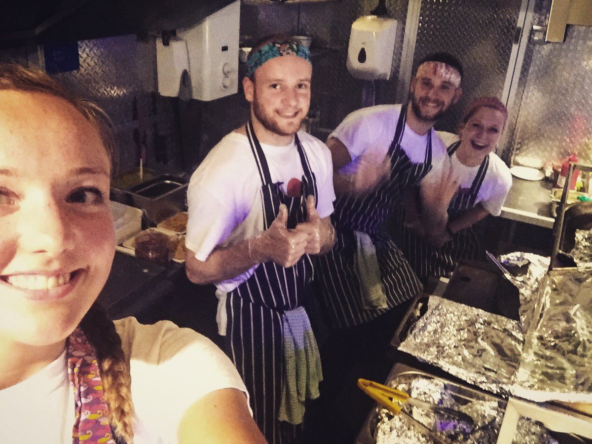 Crew at SWG3 event #swg3 #glasgow #privatecatering #streetfood