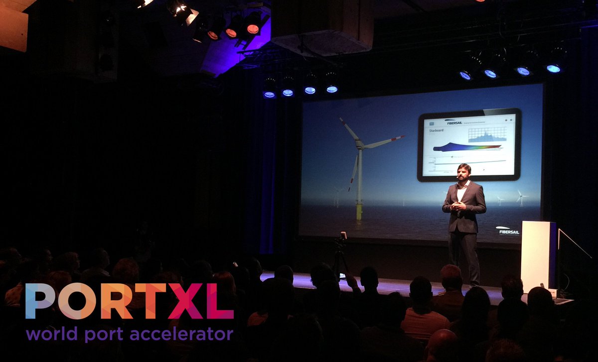 PortXLglobal's tweet photo. Thanks @Fibersail for being part of #PortXL 2016! 
#shakedown #Rotterdam #innovation #tech #startups #maritime https://t.co/5ZiKH5R5Yj