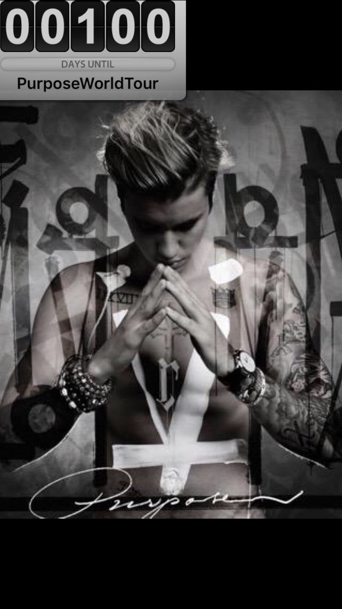 100 Days #PurposeWorldTour omgomgomg 🎉💃🏼🎤 <a href="/justinbieber/">Justin Bieber</a>