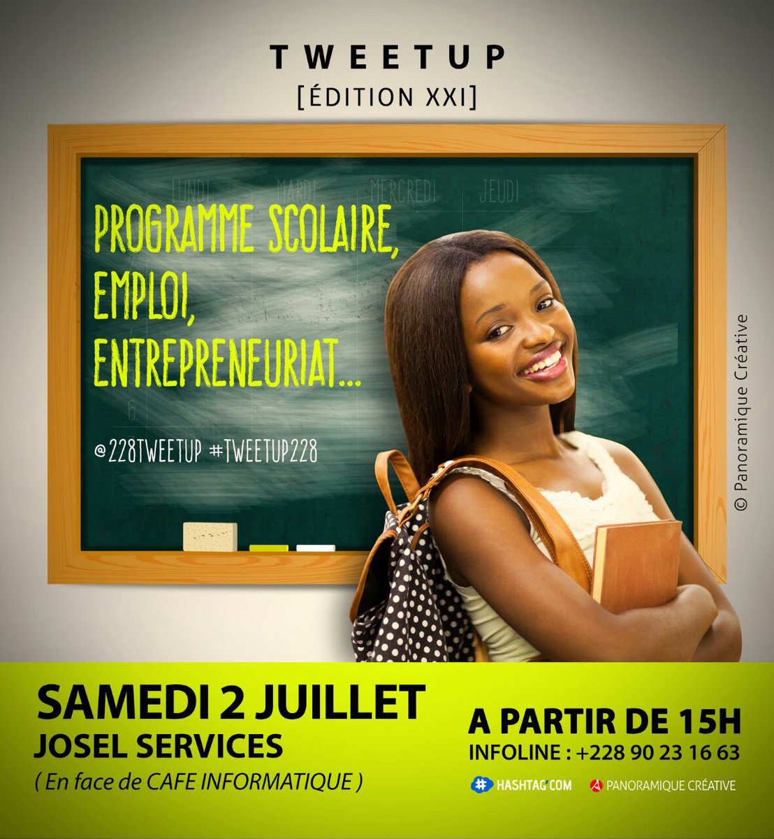 PanoramiqueCrea's tweet photo. Vous ne savez quoi faire ce week-end ? Voici trois idées pour vous 
@228tweetup @hypelome @consulatnclub https://t.co/b2VsU23wSV