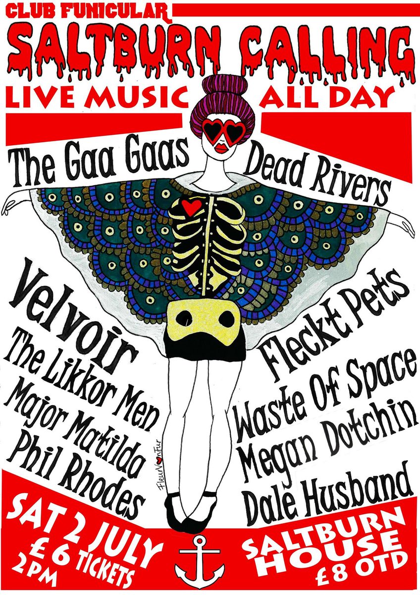 Head down to Saltburn on Saturday to see <a href="/_WasteofSpace/">Waste of Space</a> at Saltburn Calling!