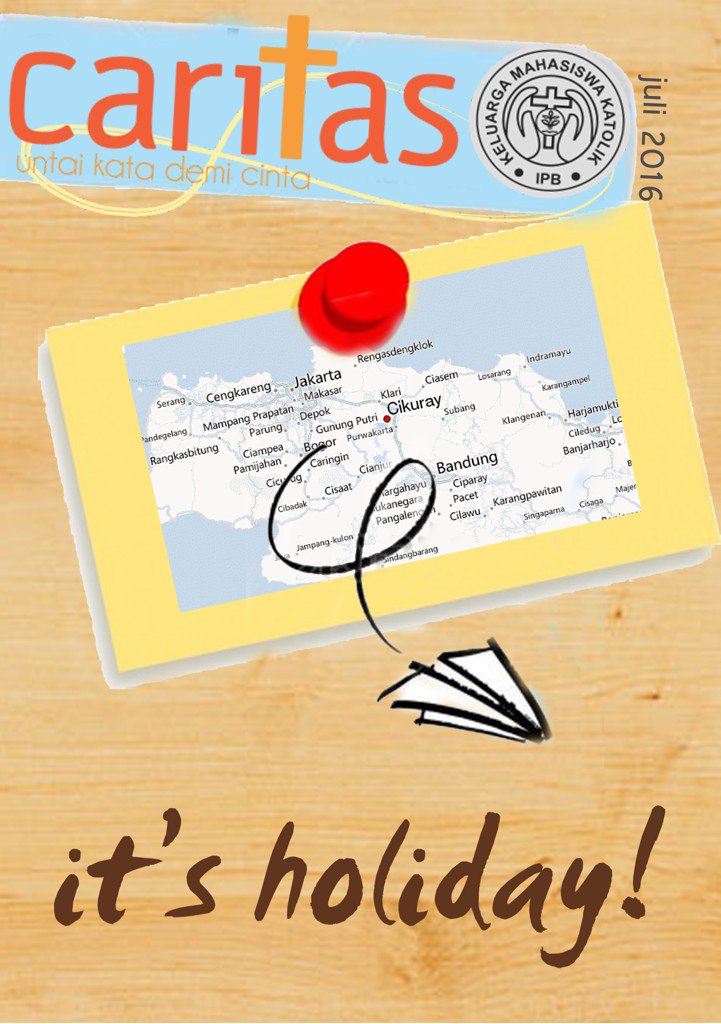 Shalom Kems! Caritas bulan Juli dengan tema "It's Holiday!" sudah terbit. Silahkan unduh di bit.ly/caritasjuli2016