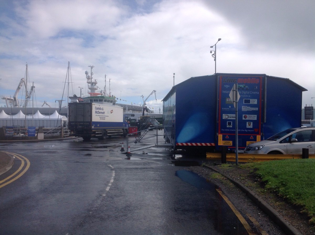 cinemobileirl's tweet photo. @cinemobileirl parked at the Docks today @GalwayCoCo @galway2020 for @Seafest_ie. First screening @ 3pm #bluegrowth https://t.co/QhSFzMTXzp