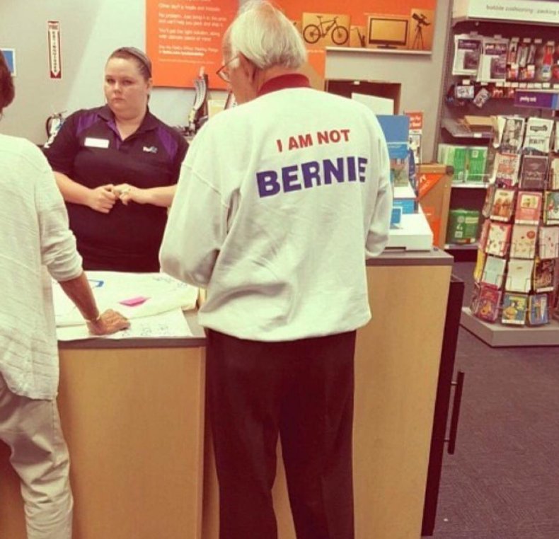 UNILAD's tweet photo. When you're not Bernie https://t.co/xaF3UJcBDv
