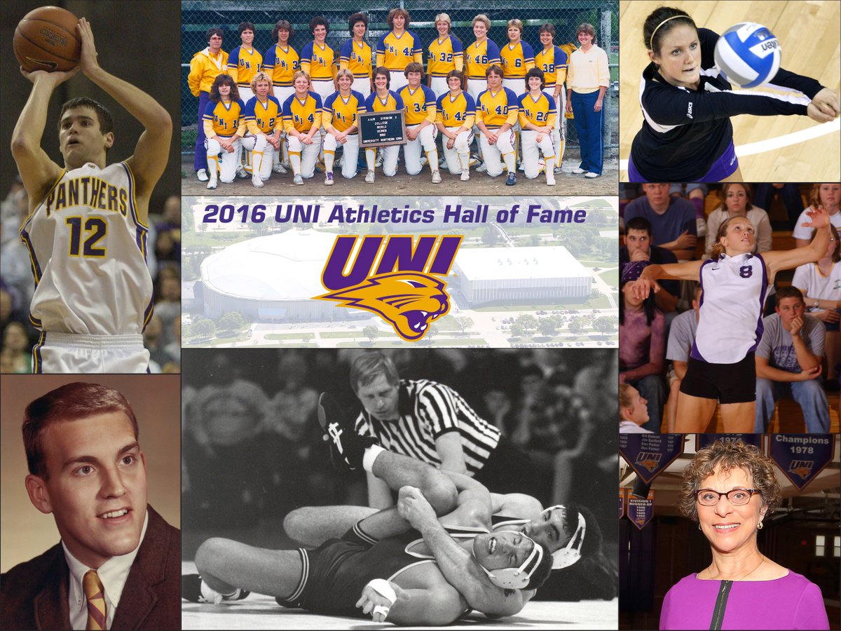 UNIAthletics's tweet photo. Check out the 2016 UNI Athletics Hall of Fame Class - https://t.co/1XYloDLz2g https://t.co/tGcEeK3yTT