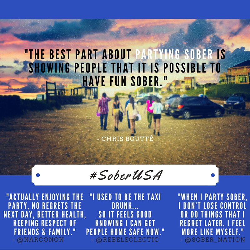 AAC_Tweet's tweet photo. #SoberUSA Recap: What are the benefits of partying sober? @REbelEclectic @ChrisBoutteAAC https://t.co/6qTJm6Xmqf