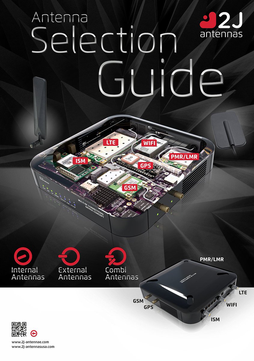 Our New Antenna Selection Guide:
2j-antennasusa.com/files/14672969…
#IoT #M2M #Antennas #Catalogue