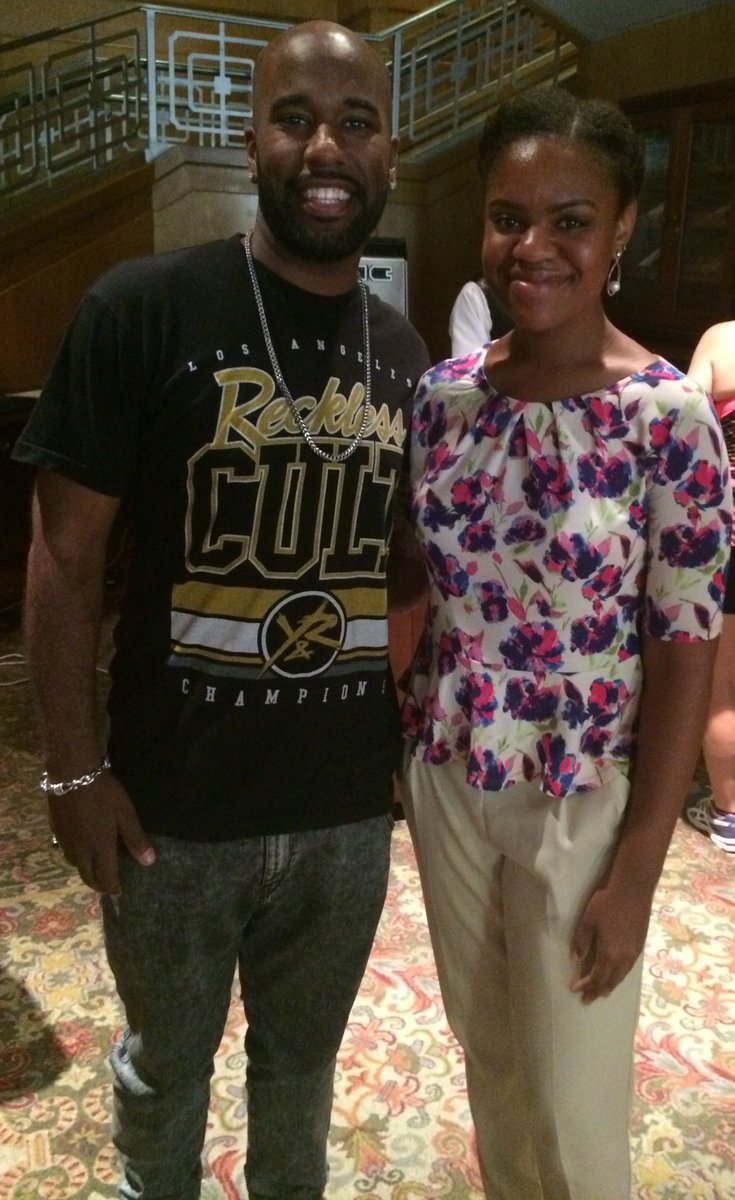 <a href="/AtlBizErica/">Erica N. Relaford</a> and I with artist <a href="/itsYONAS/">YONAS</a> this morning at the Ritz Carlton