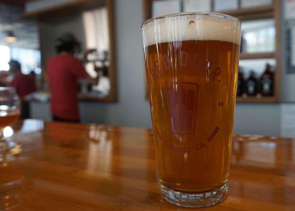 RedDoorBrewing's tweet photo. Let's get the party started, #ABQ! Simms Building Taproom is now open 🍻 #ABQbeer #drinklocal #craftbeer https://t.co/lJbF9Wrewi