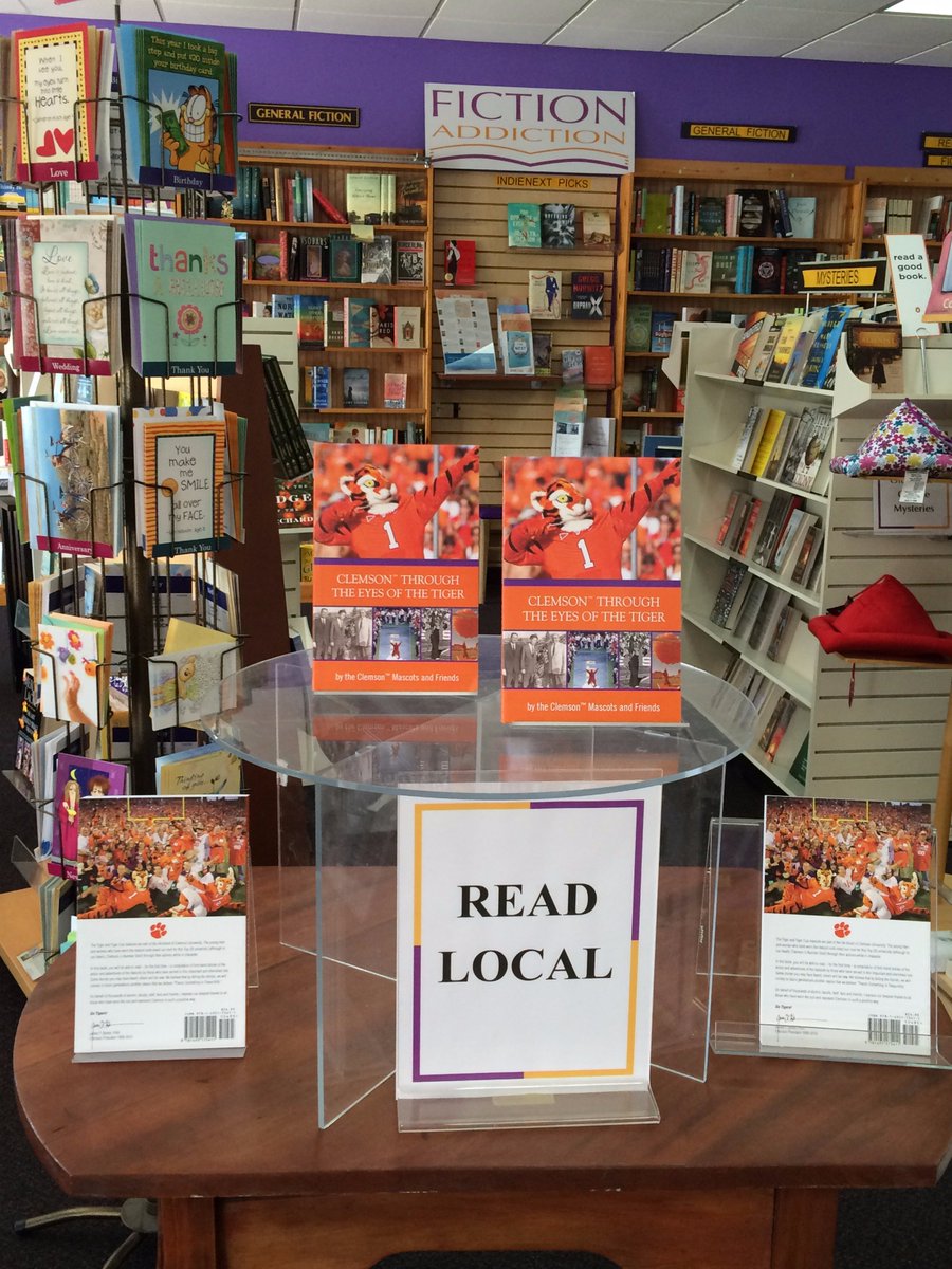 john106clemson's tweet photo. Start your holiday @ 2 book signings Sat. 12:30-2 pm @ Joe's Place &amp; 3-4 pm @ Fiction Addiction in Greenville https://t.co/KotoXNQ9nS