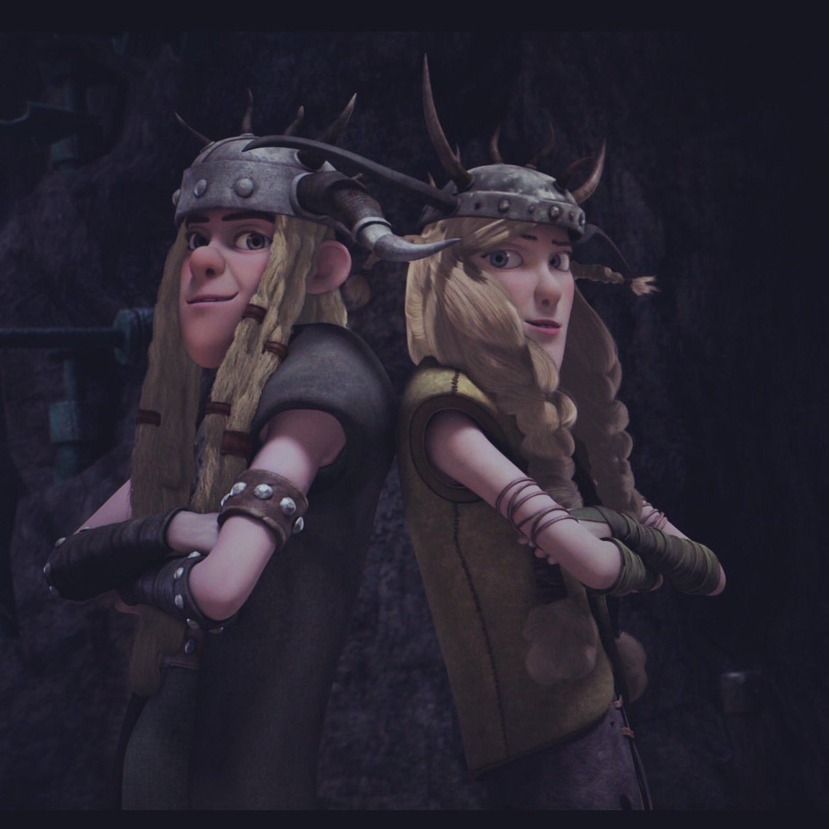 christijwhitney's tweet photo. "Two bodies, half a brain." #httyd #cosplay #ruffnutandtuffnut #twidiots https://t.co/PcAUu1snwk