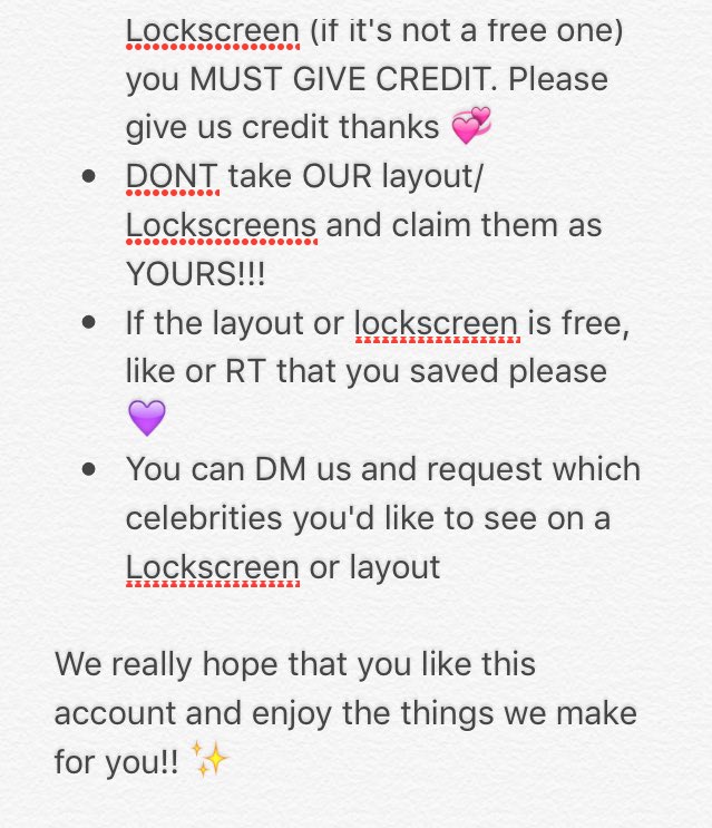 LocksLayouts_'s tweet image. The rules 💫 MUST FOLLOW THEM MY LOVES
