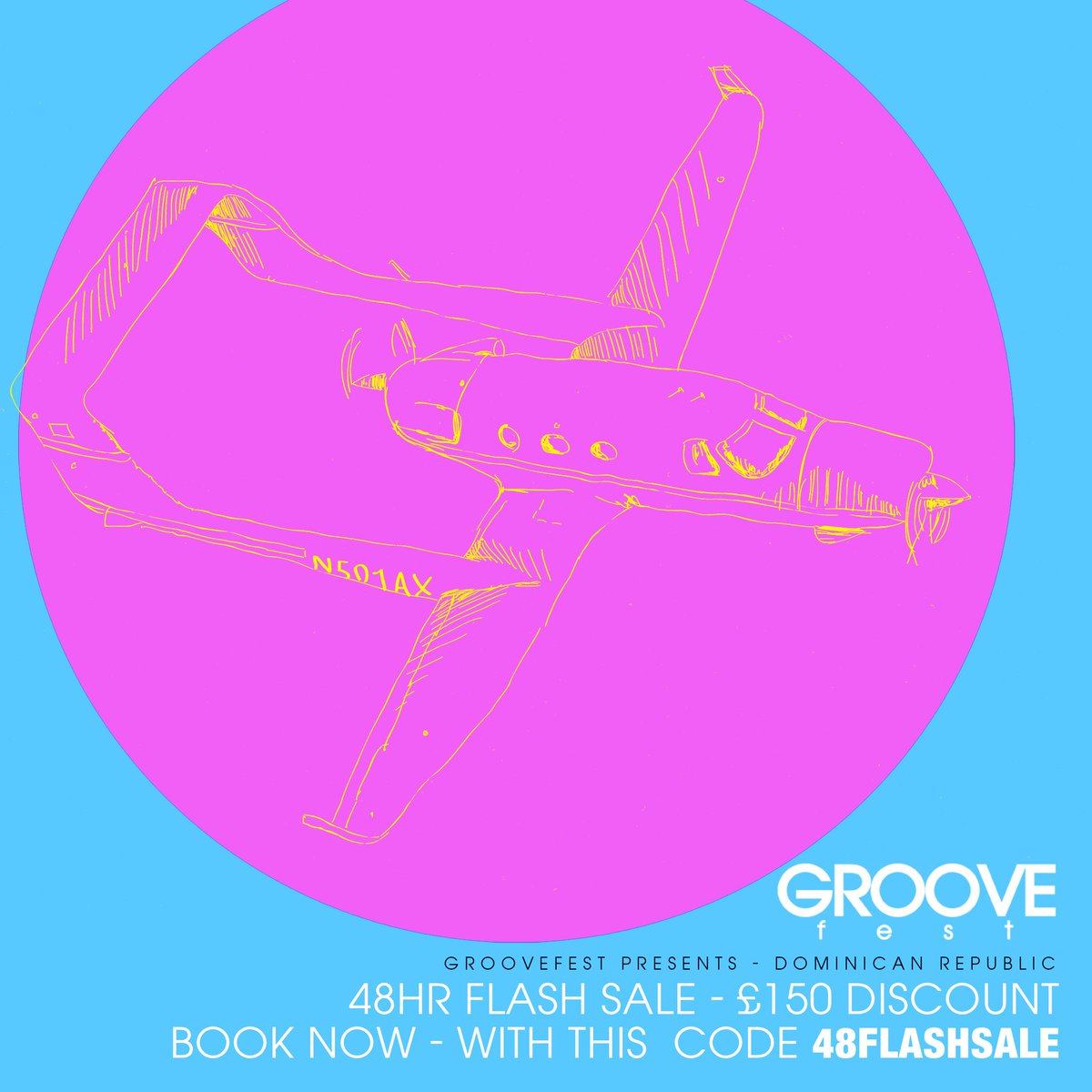 Our flash sale ends at 12pm! Don't miss out on your £150 discount for Groovefest: po.st/Groovefest