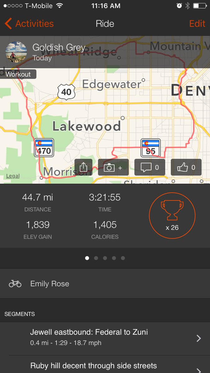 timaxiom's tweet photo. 44.7 miles in the summer rain. #Colorado #cycling #carbs #spikeenergy #takara #tribute https://t.co/jO9YMy8IcL