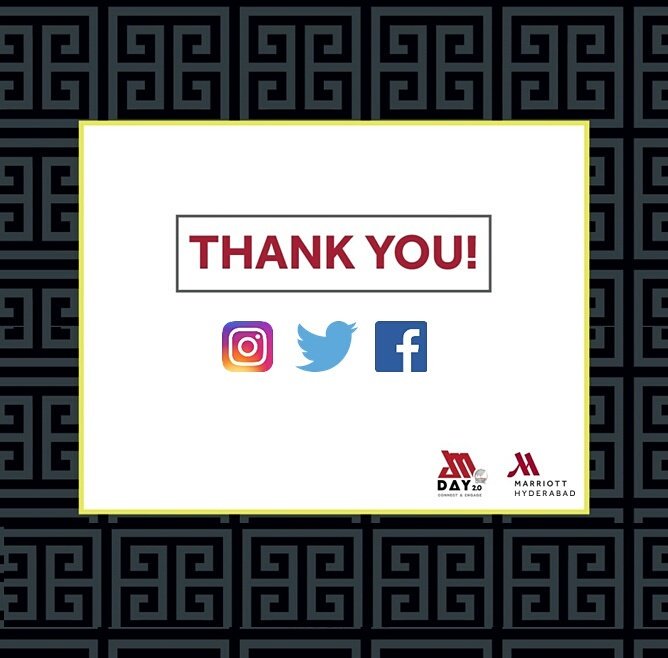 HydMarriott's tweet photo. We thank all our patrons for their generous support as we celebrate #MDay2016 #HyderabadMarriott https://t.co/RsB7AKgSWY