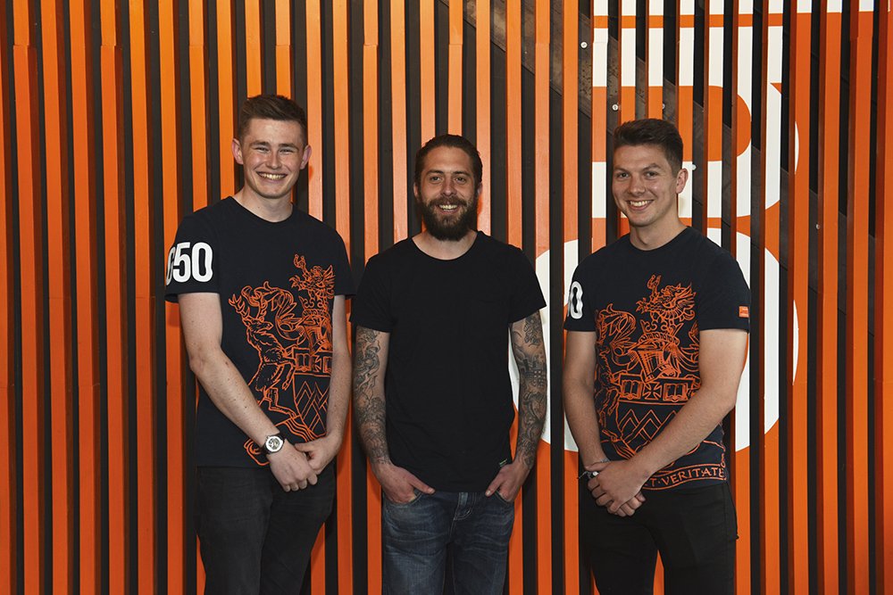 uniofglos's tweet photo. George &amp; Shaun worked with @Superdry's Matty Charman on the designs #superdrystudents https://t.co/rW3QR5NUS1 https://t.co/FK4qSf7xZn