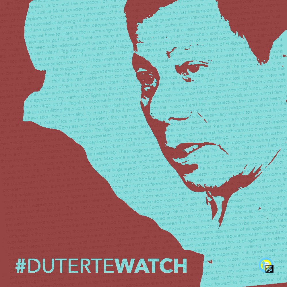 upalyansa's tweet photo. #DuterteWatch Support will be given where it is due, but we continue to send our message across: WE WILL BE WATCHING https://t.co/GS3otKpnTN