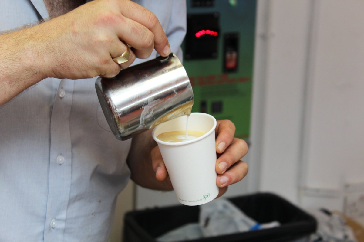 educatedcpd's tweet photo. Amazing refreshments available from the White Raven Coffee guys #EducatEd2016 https://t.co/IYpgFNCUWQ