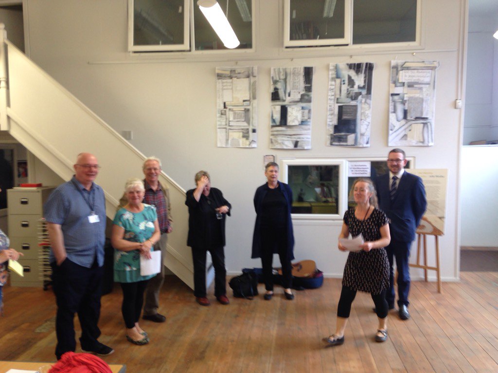 BenMacdonaldUK's tweet photo. Wow. So impressed with the new gallery space @ArcStockport being opened today. Well done folks. Amazing achievement. https://t.co/Qt9HYSKEs9