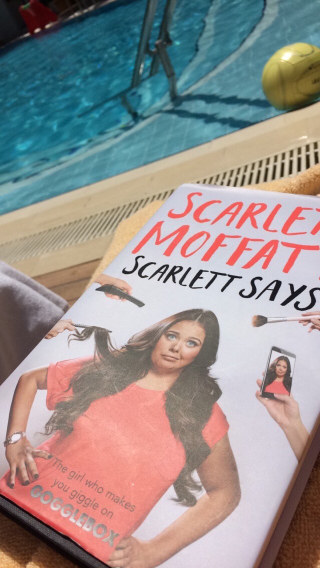libbyworrall's tweet photo. 😂 @ScarlettMoffatt book had me in stitches! Every1 around the pool saying 'ooo I love her from gogglebox' 🇹🇷🏊🏻🍸☀️😂🙌🏻 https://t.co/YcYXt3Whgh