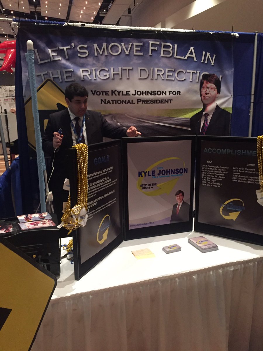 VoteKyleFBLA's tweet image. We are excited to meet you today on day 2! #NLC16FBLA #steptotherightFBLA