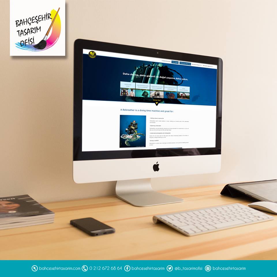 Poseidon Dalgıç malzemeleri firmasının web sitesi tasarımı ajansımız tarafından yapılmıştır. bahcesehirtasarim.com