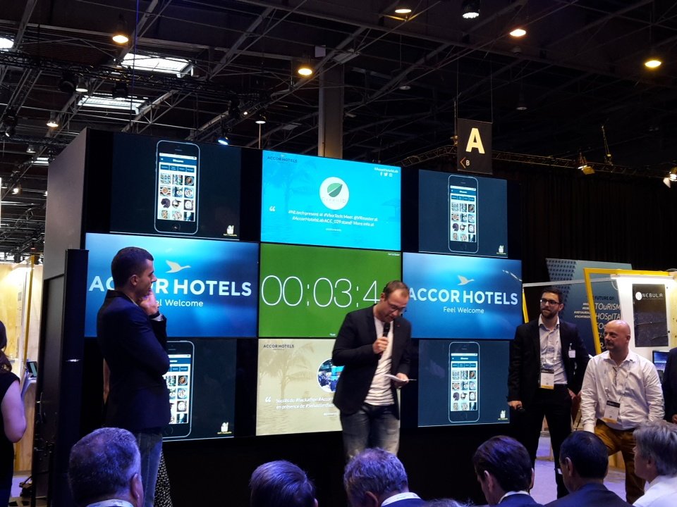 DeffrennesH's tweet photo. Eat'fantastic! Great idea at # Vivatech #accathor https://t.co/E1FtJMLNnr