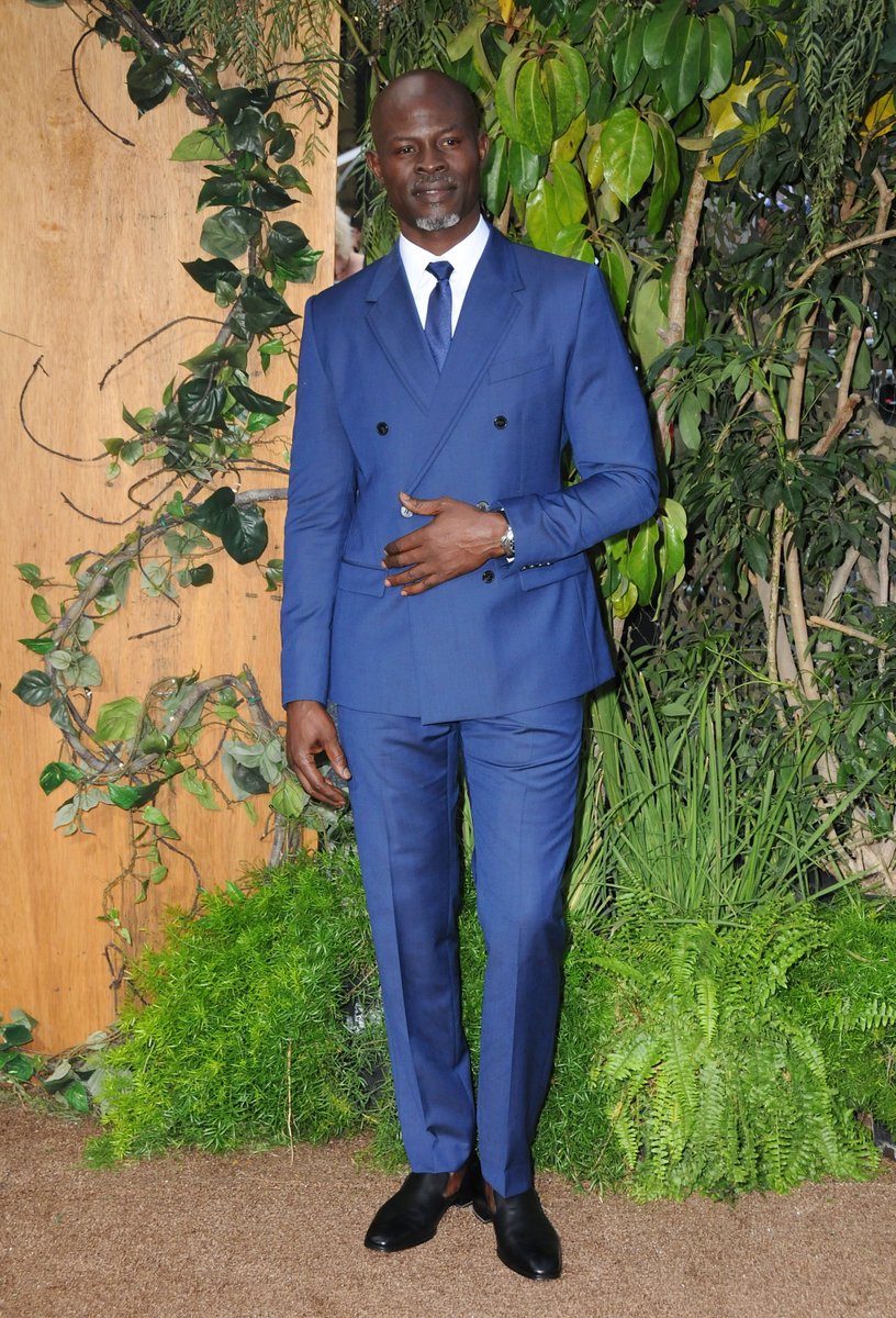 Djimon Hounsou in Dolce&amp;Gabbana attending the premiere 'The Legend Of Tarzan' in Hollywood, California. #dgcelebs