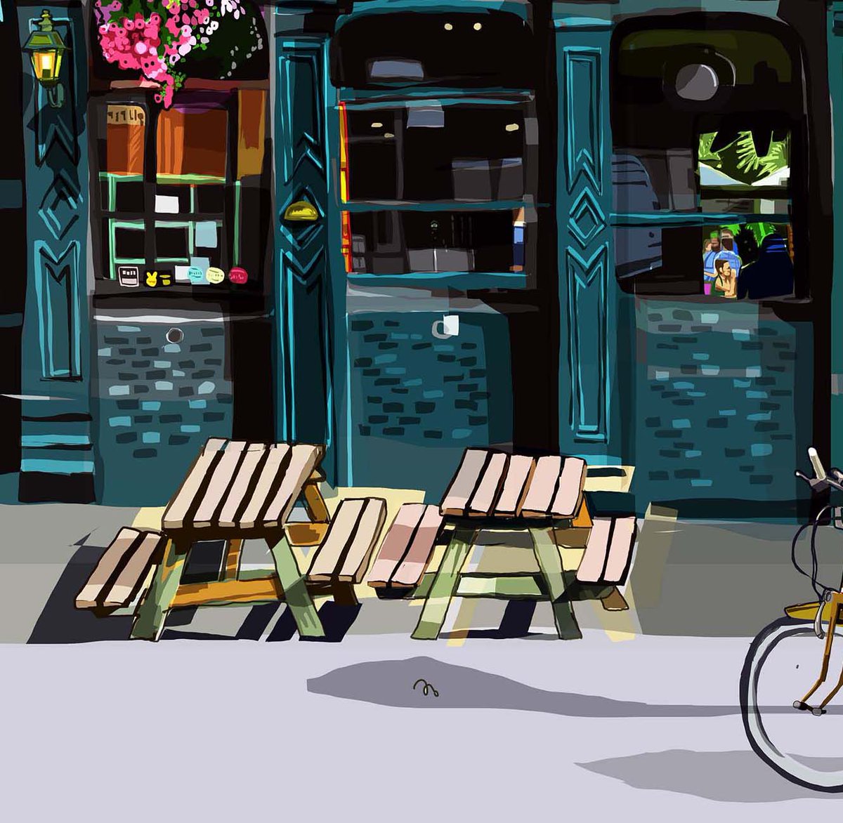 LikNeon's tweet photo. #sneakypeek Can you guess where?! new print launching 7 JULY #likneon #eastendprintandpints by #tomjonesberney #PPT https://t.co/tF5pfSrDGK