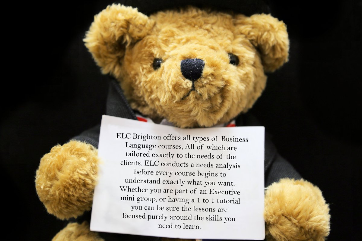#FarringdonBear had an chat with Jade Blue & found out how our courses work here at #ELCBrighton. @BusinessEUK