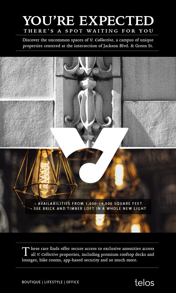You're expected.  There's a spot waiting for you.  V.Collective