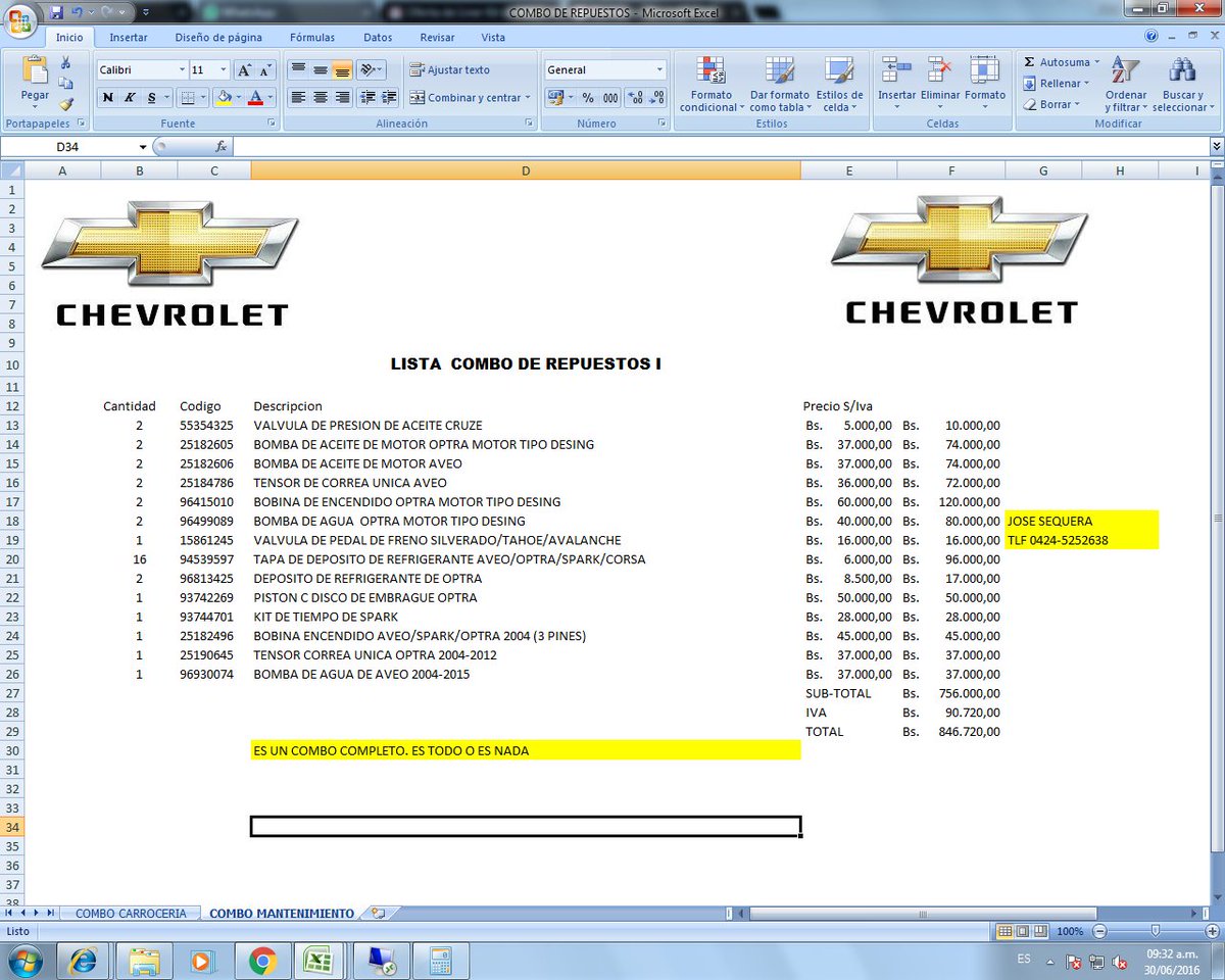 sequera32's tweet image. Buenos días . A la venta este combo de repuestos . Mi contacto 0424-5252638.